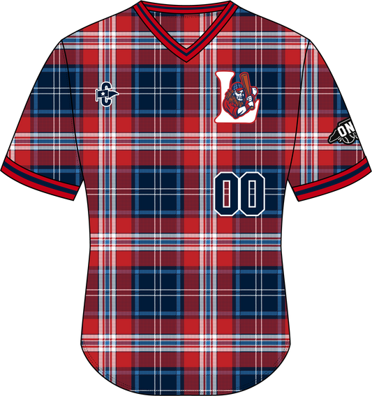 Fun V-Neck Laurinburg Hooligans Game Jersey