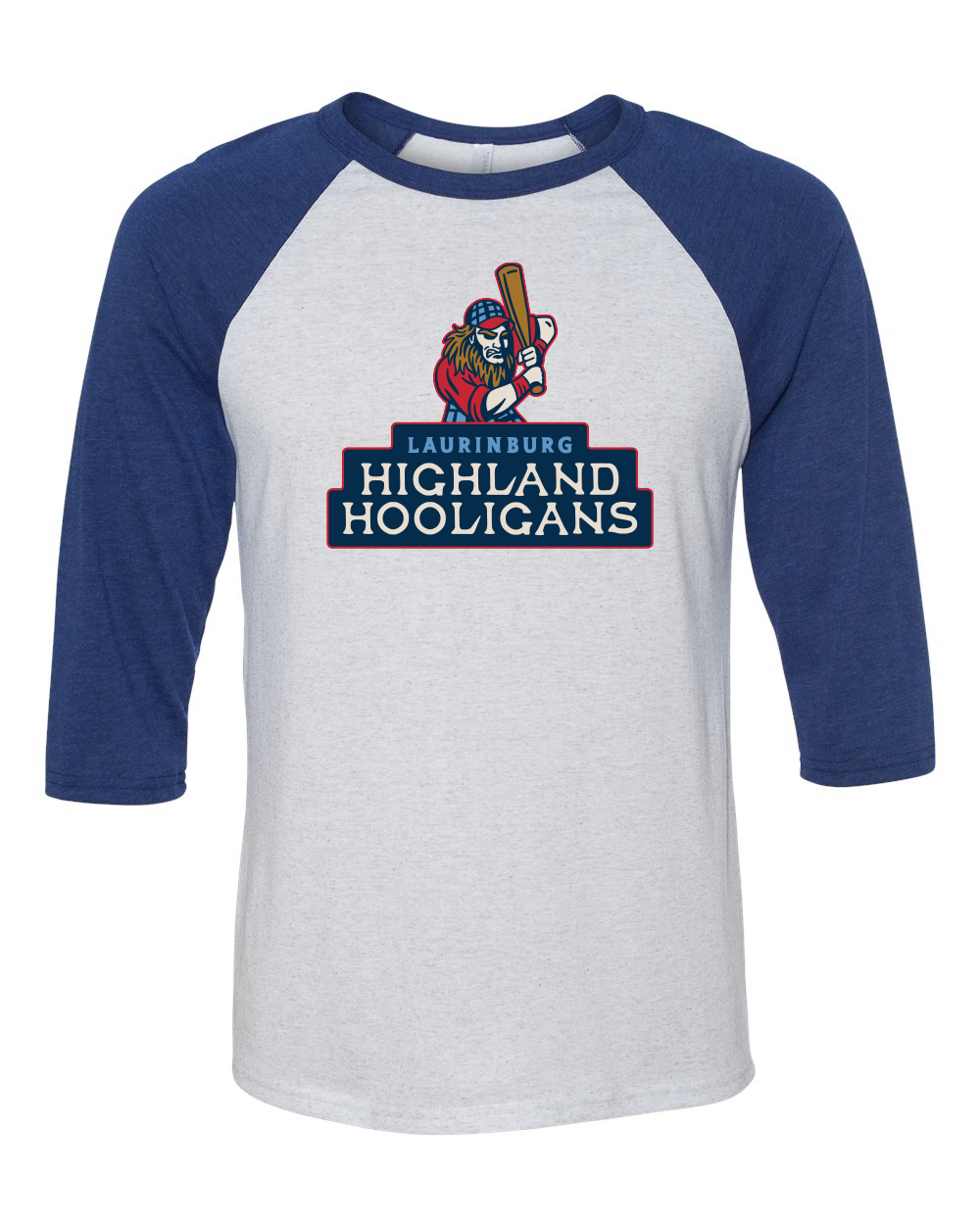 Hooligans Three-Quarter Sleeve Baseball Tee